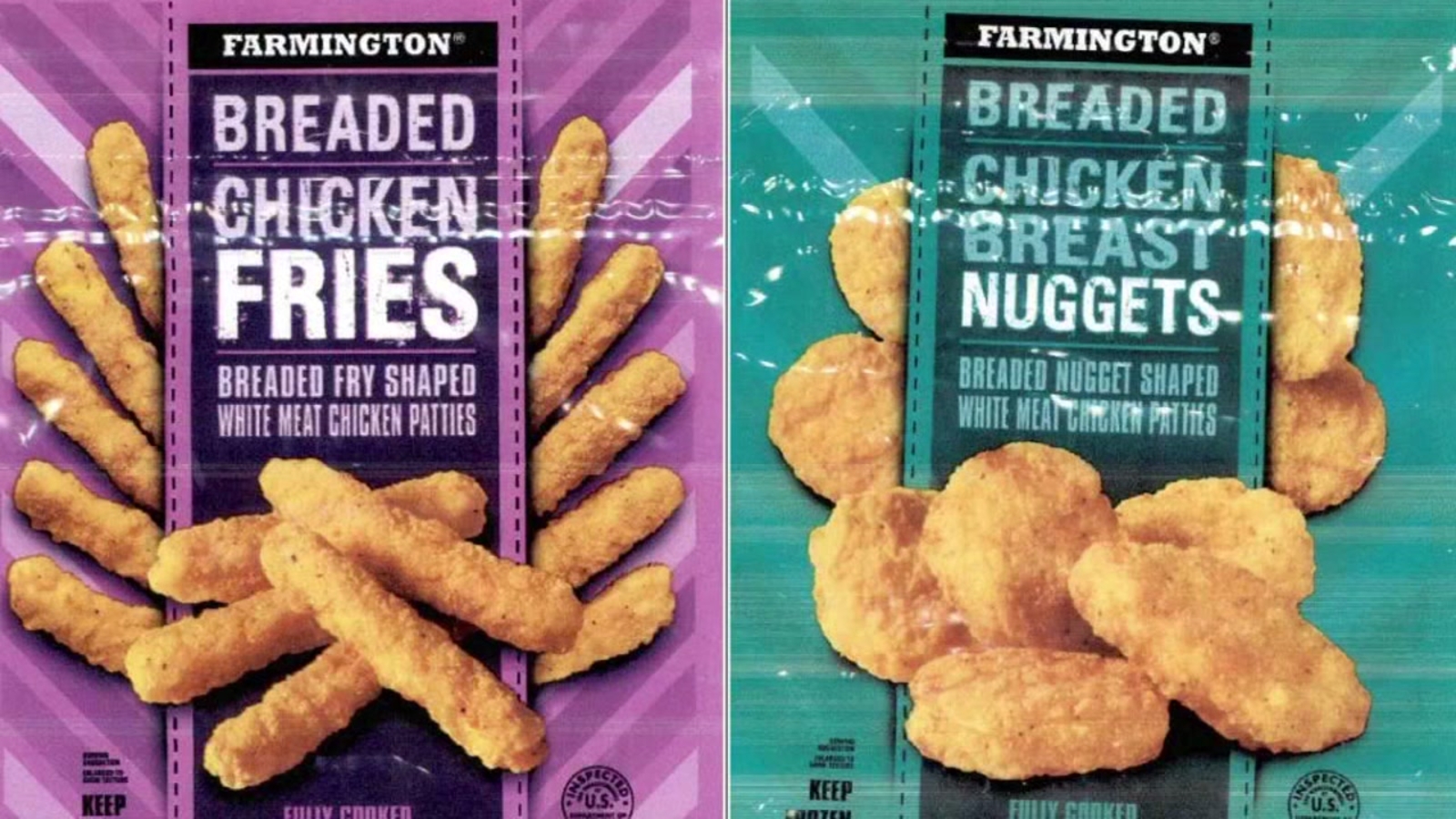 Chicken nuggests, chicken fries and patties recalled due to possible